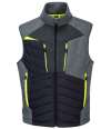 PW4470 DX470 Portwest DX4™ Baffle Gilet metal grey colour image